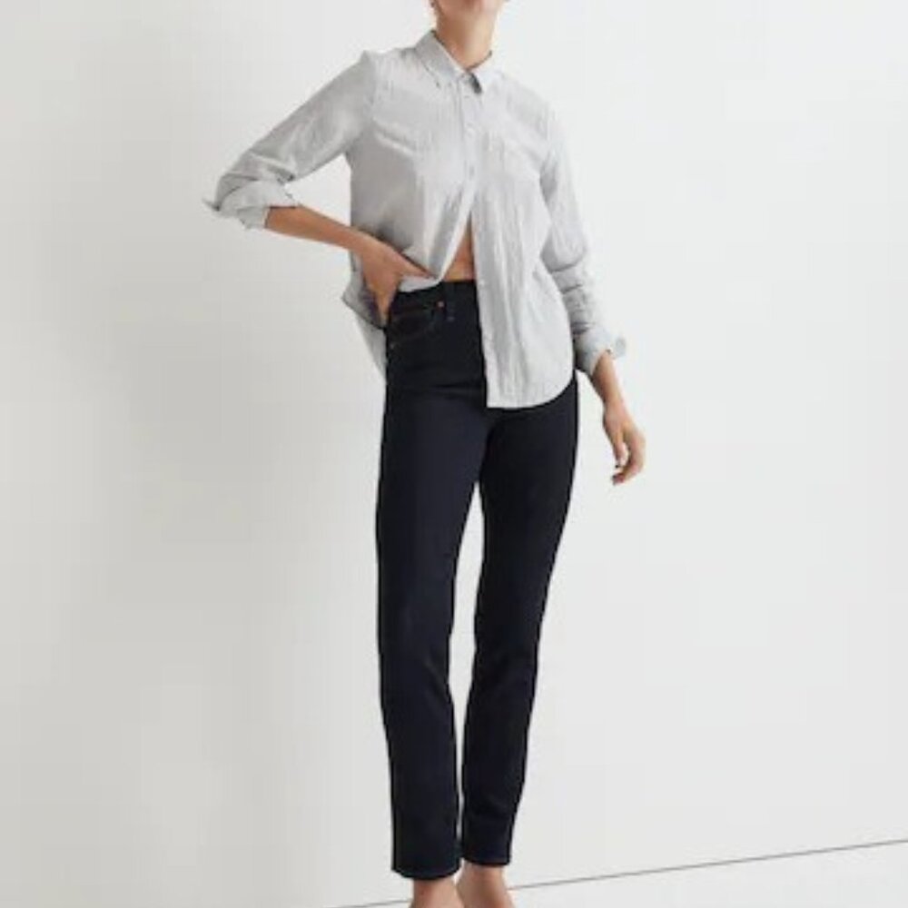 Madewell Stovepipe Slim Straight Jeans Dark Indigo Women's Size 23